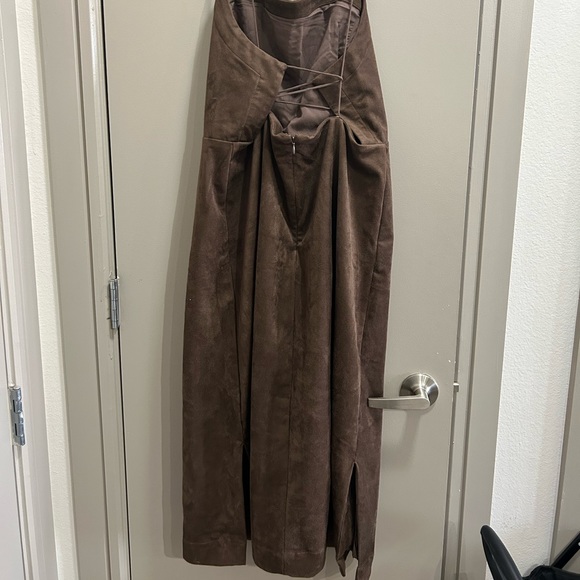 Anthropologie suede midi dress - Picture 4 of 5
